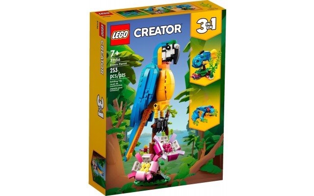 Конструктор LEGO Creator Экзотический попугай (31136)
