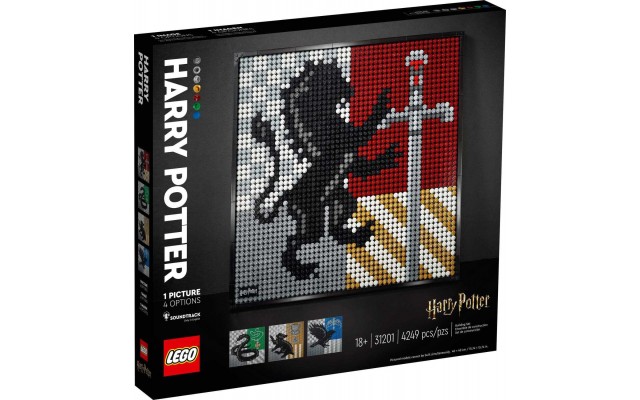 Конструктор LEGO Art Harry Potter Герби Гоґвортса (31201)