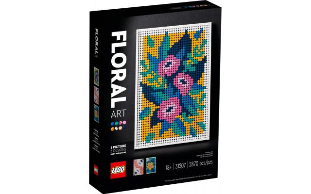 Конструктор LEGO ART Квіткове мистецтво (31207)