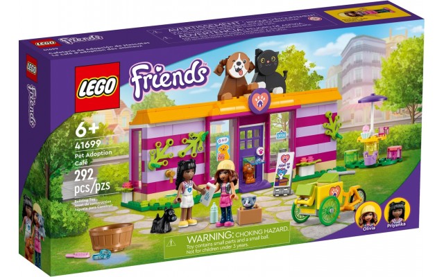 Конструктор LEGO Friends Кафе та притулок для тварин (41699)