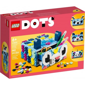 Конструктор LEGO DOTS Креативный ящик Животные (41805)