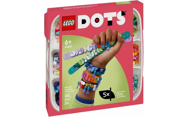 Конструктор LEGO DOTS Меганабор для создания браслетов (41807)