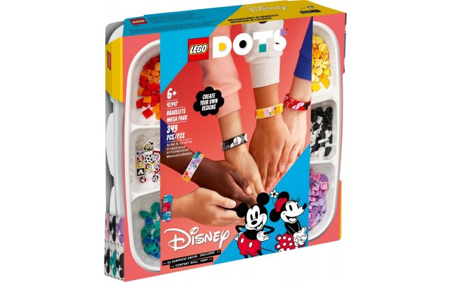 Конструктор LEGO DOTS Великий набір браслетів: Міккі та його друзі (41947)
