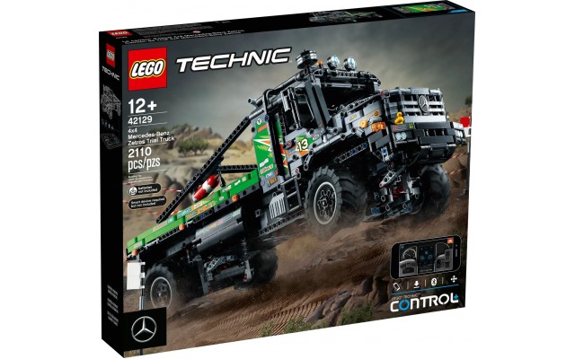 Конструктор LEGO Technic Повнопривідна вантажівка для випробувань Mercedes-Benz Zetros (42129)