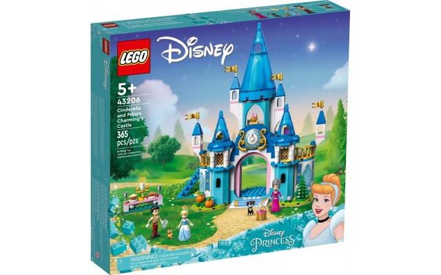 Конструктор LEGO Disney Princess Замок Золушки и Прекрасного принца (43206)