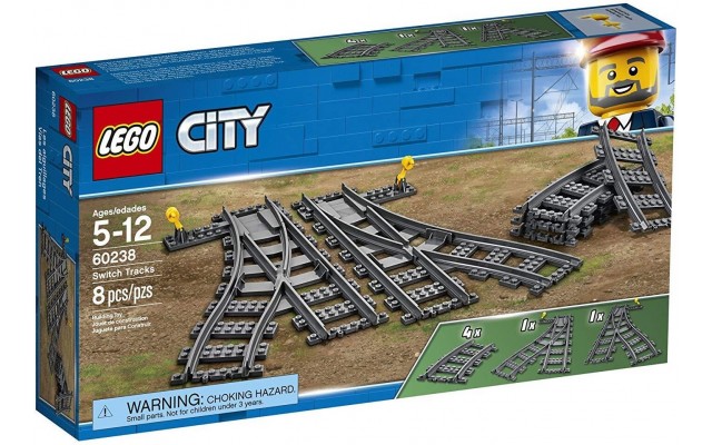 Конструктор LEGO City Залізничні стрілки (60238)