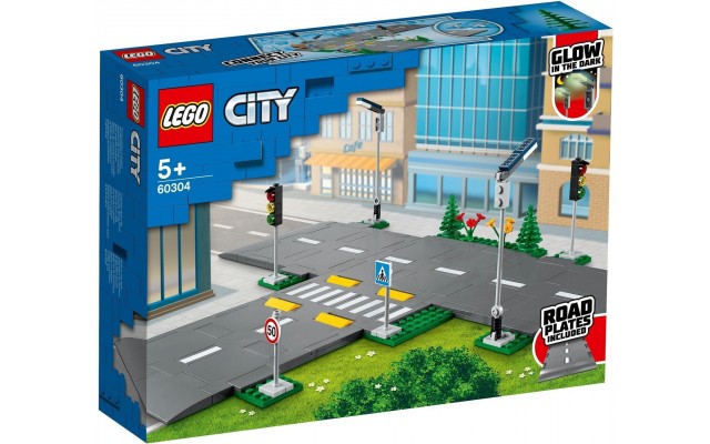 Конструктор LEGO City Town Дорожные плиты (60304)