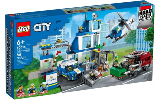 Конструктор LEGO City Полицейский участок (60316)