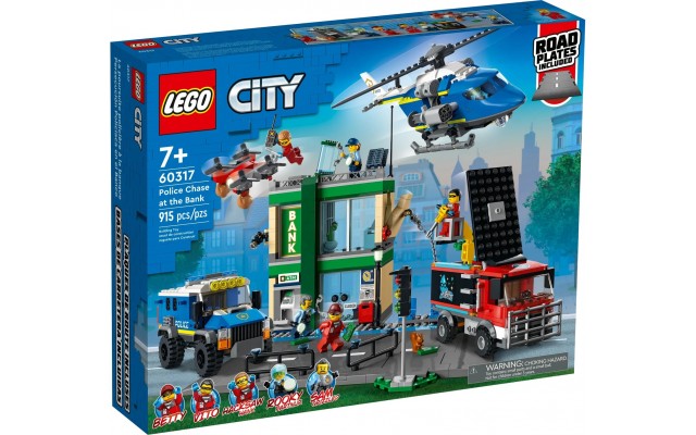 Конструктор LEGO City Погоня поліції в банку (60317)