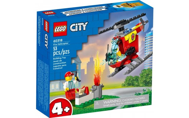 Конструктор LEGO City Fire Пожежний гелікоптер (60318)