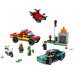 Конструктор LEGO City Пожежна рятувальна служба і поліцейське переслідування (60319) title=