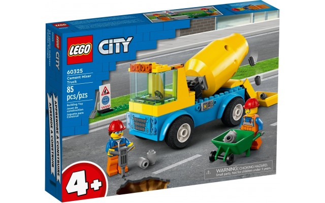 Конструктор LEGO City Вантажівка-бетонозмішувач (60325)