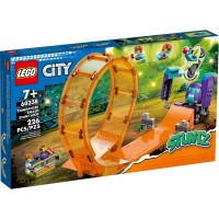 Конструктор LEGO City Stuntz Каскадерская петля Удар Шимпанзе (60338)