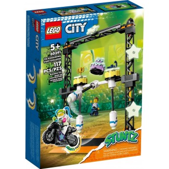 Конструктор LEGO City Stuntz Каскадерське завдання Нокдаун (60341)