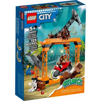 Конструктор LEGO City Stuntz Каскадерское задание Нападение Акулы (60342)
