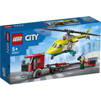 Конструктор LEGO City Перевозка спасательного вертолета (60343)