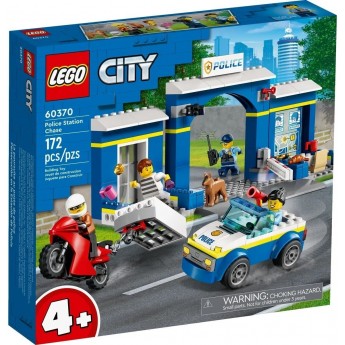 Конструктор LEGO City Преследование на полицейском участке (60370)