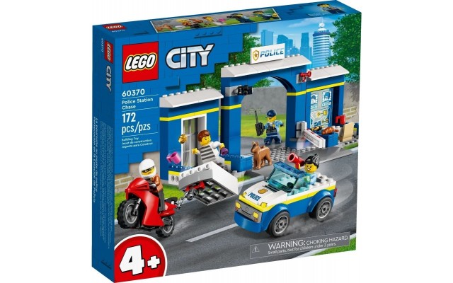 Конструктор LEGO City Преследование на полицейском участке (60370)