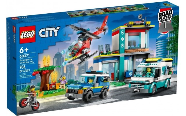 Конструктор LEGO City Центр управління рятувальним транспортом (60371)