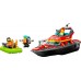 Конструктор LEGO City Човен пожежної бригади (60373) title=