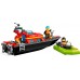 Конструктор LEGO City Човен пожежної бригади (60373) title=