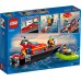 Конструктор LEGO City Човен пожежної бригади (60373) title=