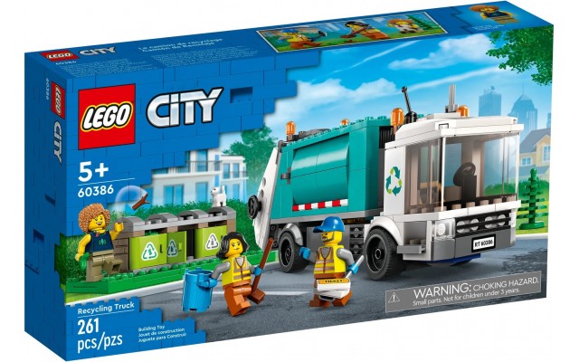 Конструктор LEGO City Мусороперерабатывающий грузовик (60386)