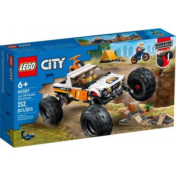 Конструктор LEGO City Пригоди на позашляховику 4x4 (60387)