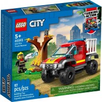 Конструктор LEGO City Fire Пожежно-рятувальний позашляховик (60393)