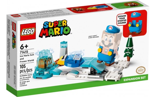 Конструктор LEGO Super Mario Костюм Ледяного Марио и Ледяной мир. Дополнительный набор (71415)