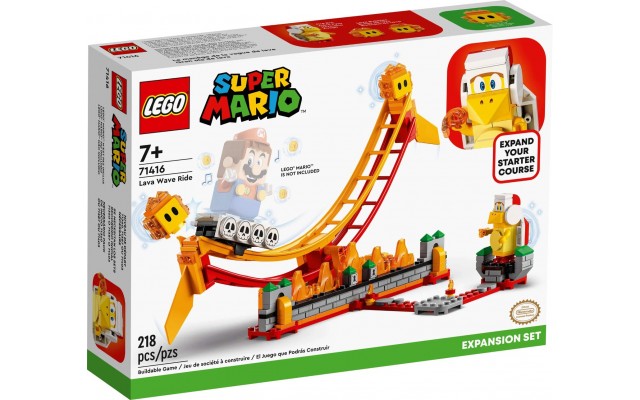 Конструктор LEGO Super Mario Поїздка на лава-хвилі. Додатковий набір (71416)