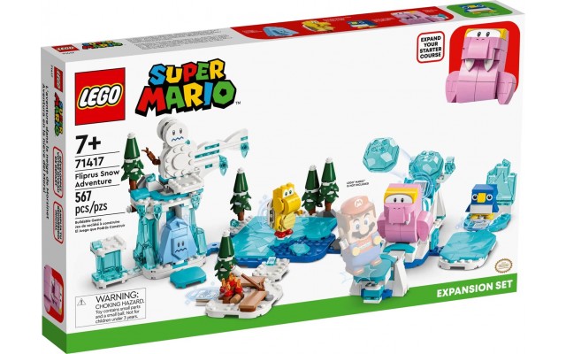 Конструктор LEGO Super Mario Снежное приключение Моржа-Перевертуна. Дополнительный набор (71417)