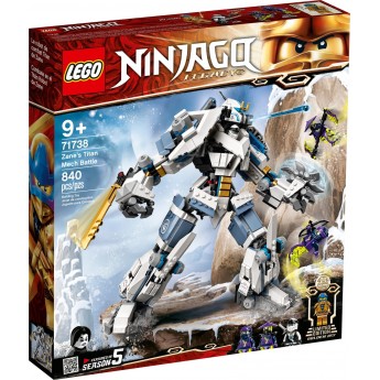 Конструктор LEGO Ninjago Битва работа-титана Зейна (71738)