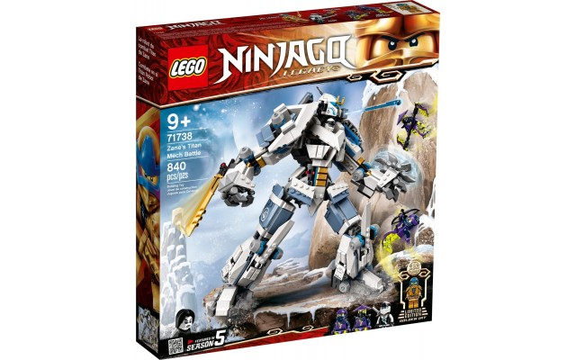 Конструктор LEGO Ninjago Битва работа-титана Зейна (71738)
