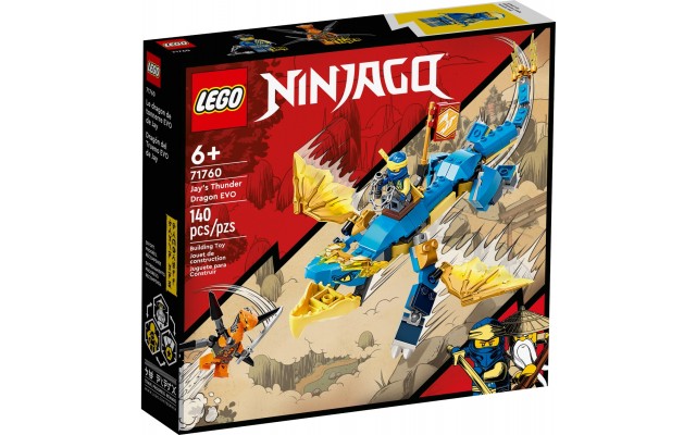 Конструктор LEGO Ninjago Грозовой дракон ЭВО Джея (71760)