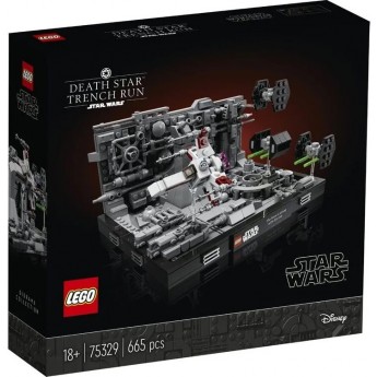 Конструктор LEGO Star Wars Диорама Полет над Звездой Смерти (75329)