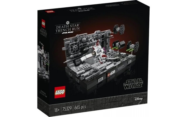 Конструктор LEGO Star Wars Діорама Політ над Зіркою Смерті (75329)