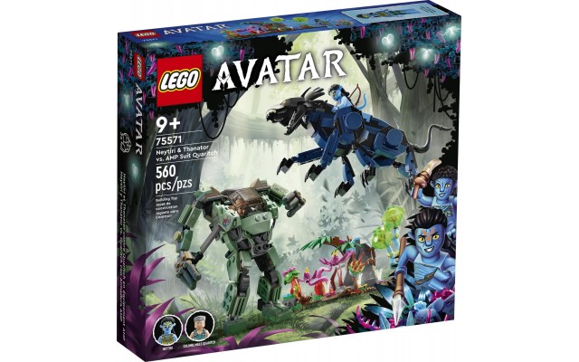 Конструктор LEGO Avatar Нейтірі та Танатор проти Куарітча у скафандрі УМП (75571)