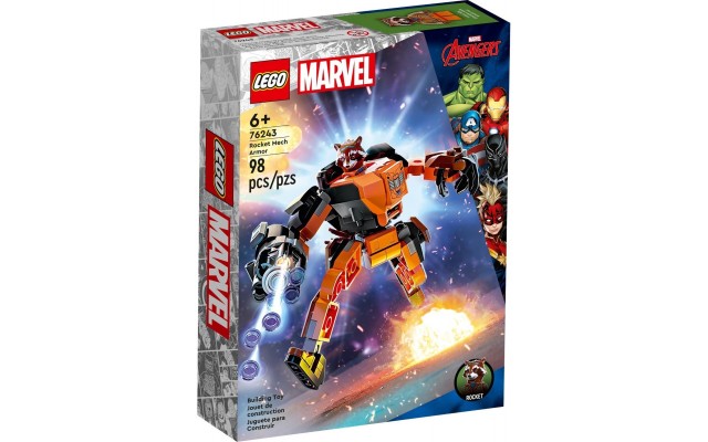Конструктор LEGO Super Heroes Робоброня Енота Ракеты (76243)