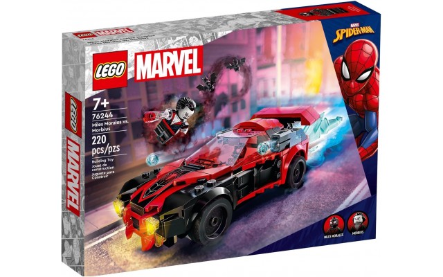 Конструктор LEGO Super Heroes Майлз Моралес против Морбиуса (76244)