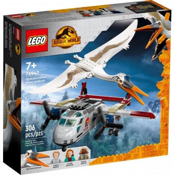 Конструктор LEGO Jurassic World Кетцалькоатль: нападение на самолет (76947)