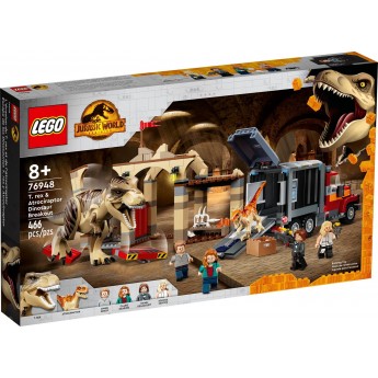 Конструктор LEGO Jurassic World Побег атроцираптора и тираннозавра (76948)