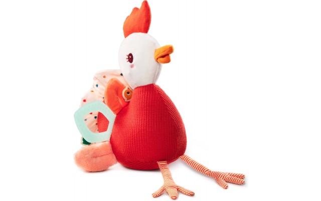 Мягкая игрушка с развивающими элементами Lilliputiens Курочка Полетт (83262)