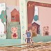 Кукольный театр на магнитах Lilliputiens Волк и три поросенка (83407) title=