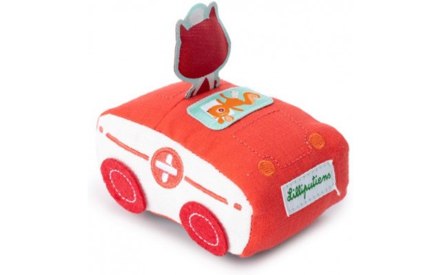 Інерційна м'яка машинка Lilliputiens Лисичка Аліса (83439)
