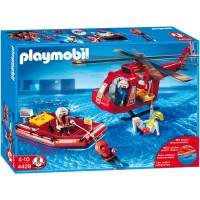 Playmobil 4428 Рятувальний вертоліт і човен з фігурками - ігровий набір Плеймобіл