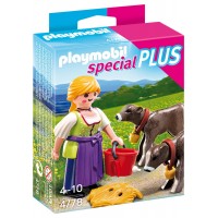 Playmobil 4778 - Крестьянка с телятами - фигурки Плеймобил Special Plus