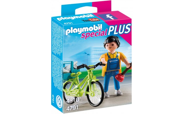 Playmobil 4791 - Майстер з інструментами на велосипеді - фігурка Плеймобіл Special Plus