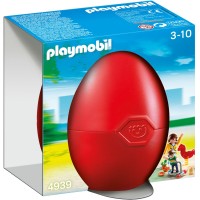 Playmobil 4939 Дети на игровой площадке в подарочном яйце - фигурки Плеймобил