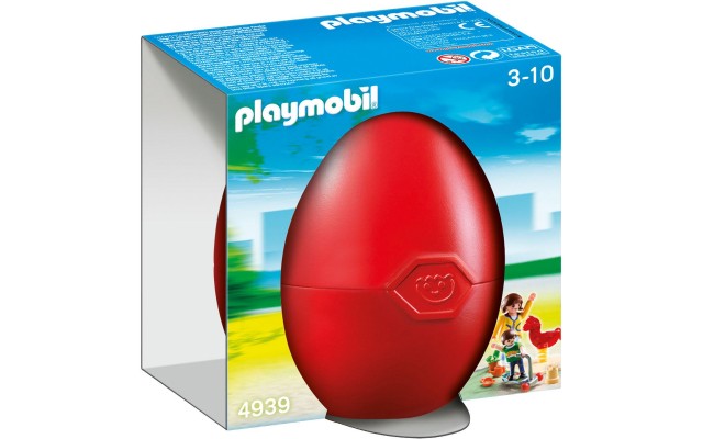 Playmobil 4939 Дети на игровой площадке в подарочном яйце - фигурки Плеймобил